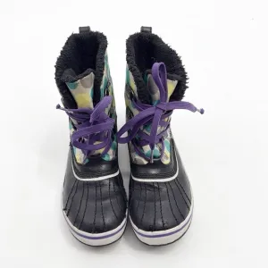 Sorel Tivoli Short boots Purple and Teal size 5
