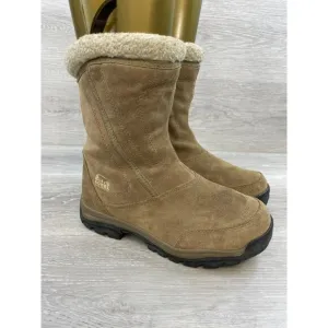 Sorel Waterfall NL1964-250 Women's 6.5 Brown Suede Leather Insulated Snow Boot