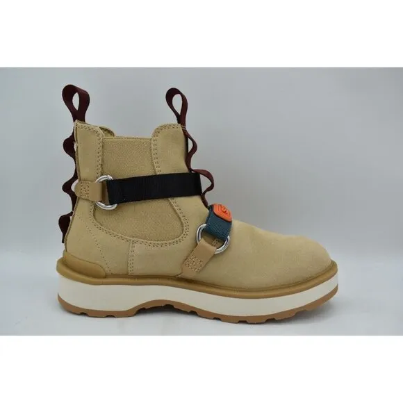 Sorel Women Size 7 Hi-Line EQ Chalk Ceramic Suede Waterproof Chelsea Boots Shoes