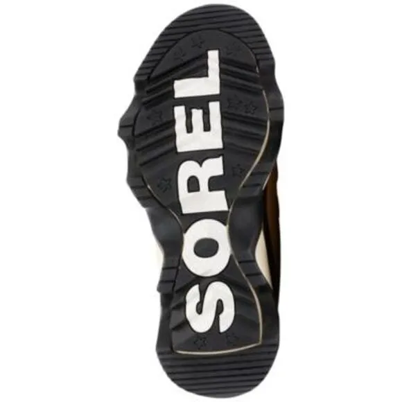 SOREL Womens Beige 1-1/2&quot; Platform Kinetic Impact Caribou Sneakers Shoes 8.5