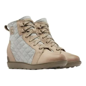 SOREL Women's Omega Taupe Evie II NW Lace Waterproof Wedge Bootie Size 8