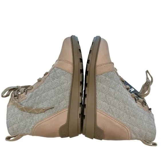 SOREL Women's Omega Taupe Evie II NW Lace Waterproof Wedge Bootie Size 8