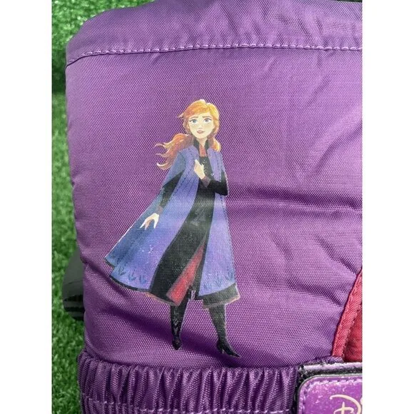 Sorel Youth Girls Disney Frozen Shoes Anna Purple Insulated Snow Boots Size 6