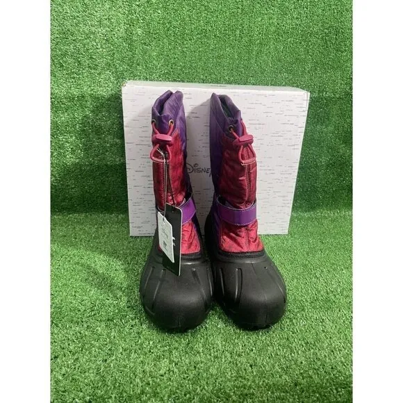 Sorel Youth Girls Disney Frozen Shoes Anna Purple Insulated Snow Boots Size 6