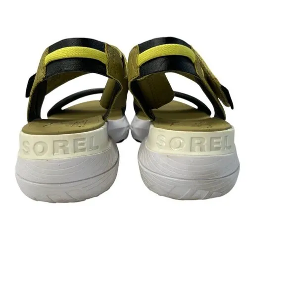 Sorel Women's Explorer Blitz Stride Sandals Olive Green Size 11