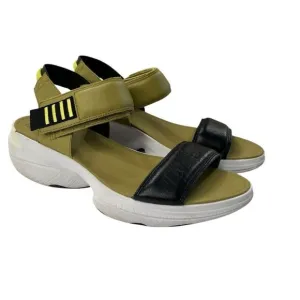 Sorel Women's Explorer Blitz Stride Sandals Olive Green Size 11