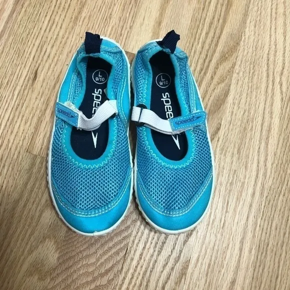 Speedo Blue Water Shoes Kids Toddler Blue Sz 9