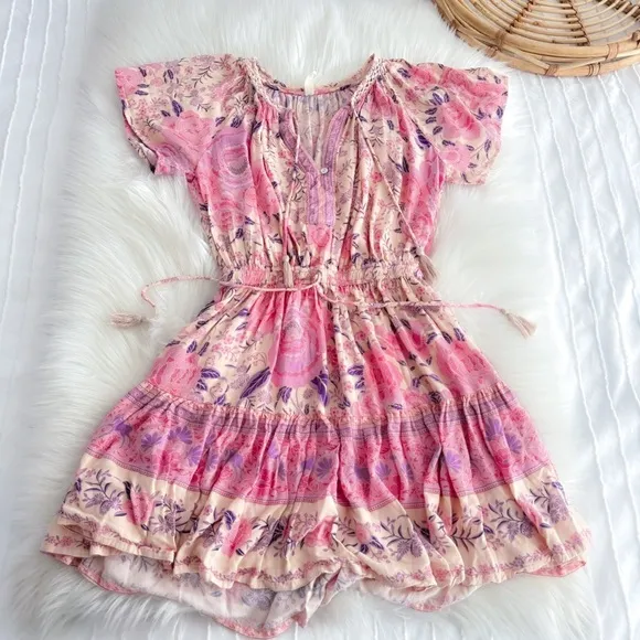 Spell And The Gypsy Mystic Playdress Musk Pink Mini Dress