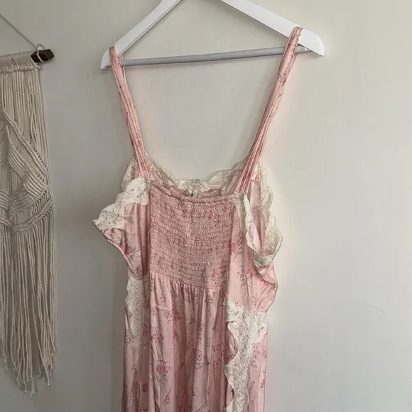 Spell Fleur Slip Dress Pink Champagne Preloved 3XL