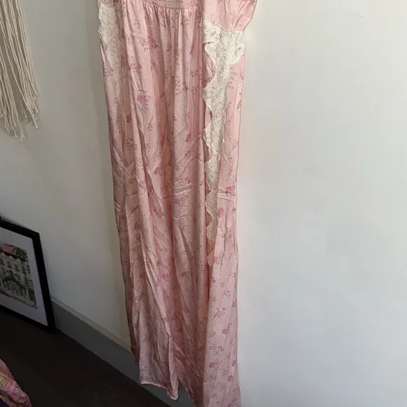 Spell Fleur Slip Dress Pink Champagne Preloved 3XL