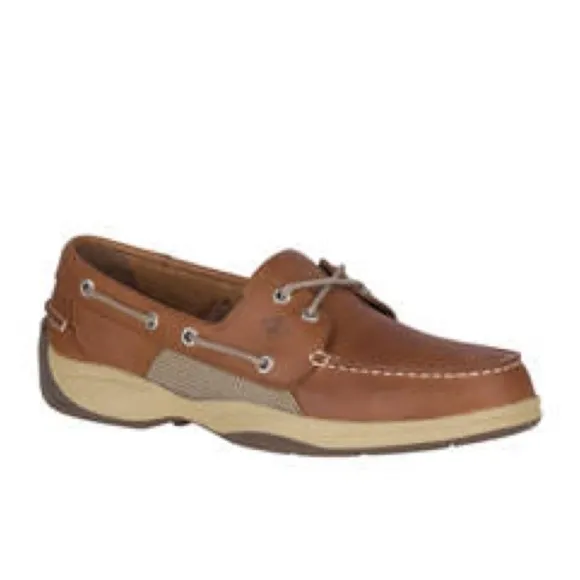 SPERRY Men’s Brown Topsider Lanyard CB Boat Shoes in Size 13