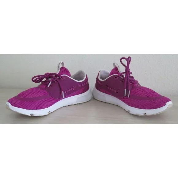 Sperry STS85682 Women's Sz 9.5 Magenta Topsider 7 Seas 3 Eye Boating Shoes $90 