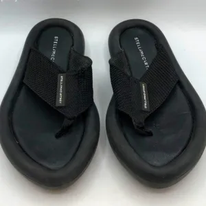 Stella McCartney Air Slide EU 36 Vegan Leather Canvas Flip Flops EUC / US 6.5