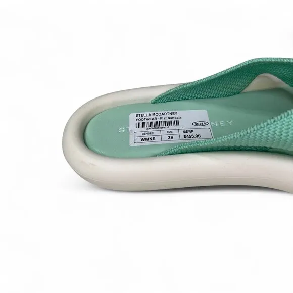 Stella McCartney Women's Mint Green Air Slide Flip Flop Sandals EU 39 NWOB