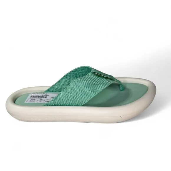 Stella McCartney Women's Mint Green Air Slide Flip Flop Sandals EU 39 NWOB