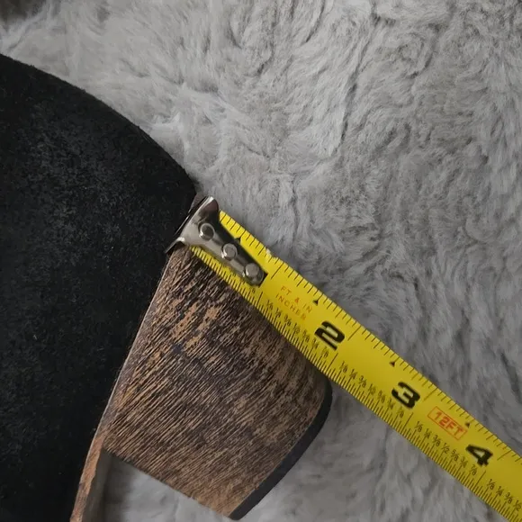 Steve Madden black suede leather tall boots