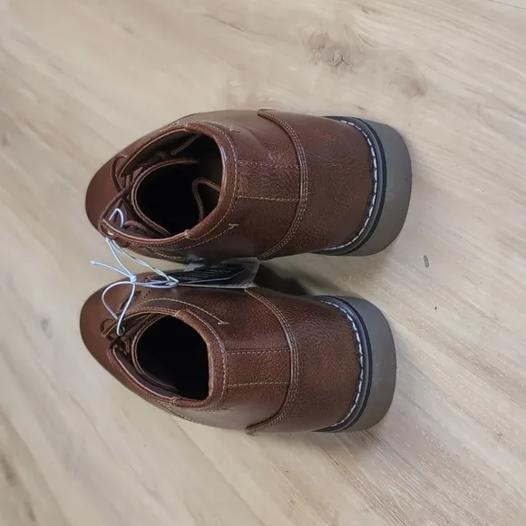STEVE MADDEN Men's Short Chukka P-Symin Boots In Cognac