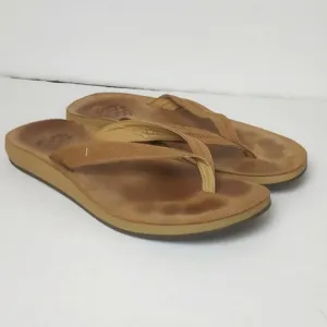 STIO Women's Flip Flops Sandals Brown Size 10