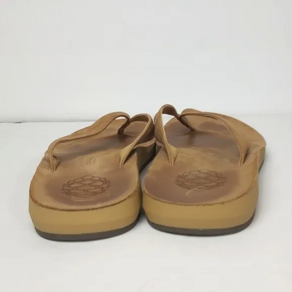 STIO Women's Flip Flops Sandals Brown Size 10