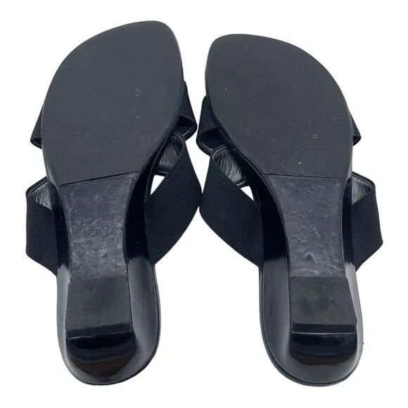 Stuart Weitzman Shoes Womens 7 Leather Flip Flops Sandals Old Money Quiet Luxury