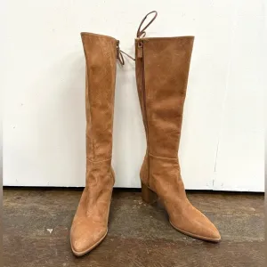 Stuart Weitzman tall tan boots | 9.5