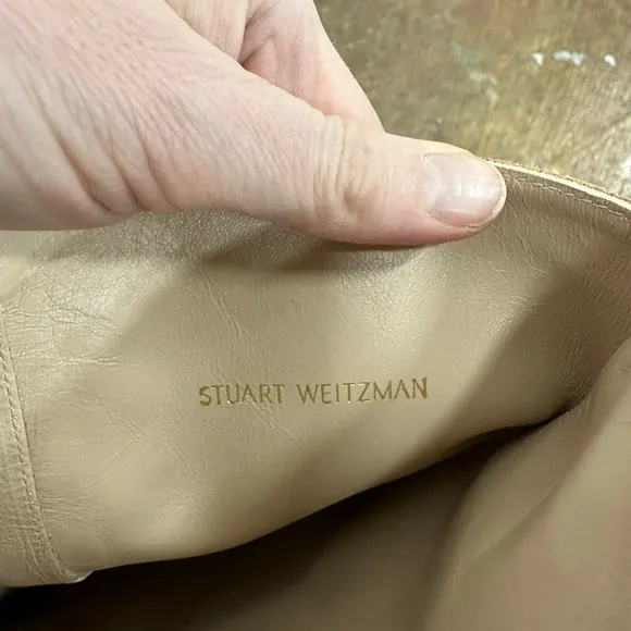 Stuart Weitzman tall tan boots | 9.5