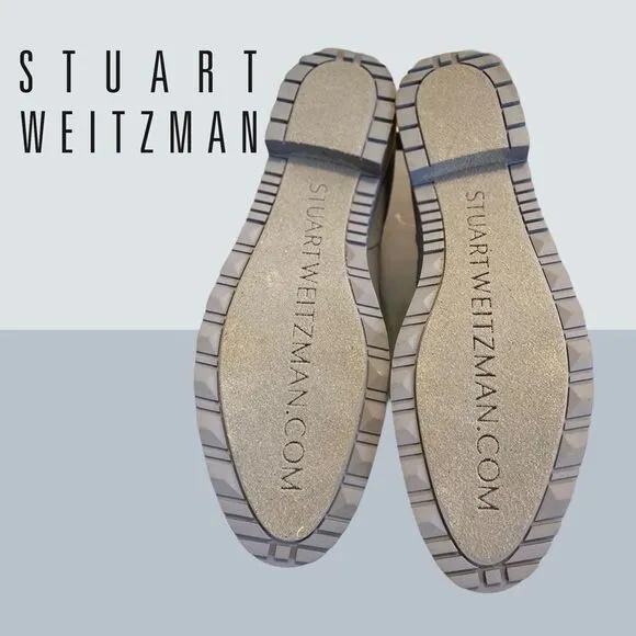 Stuart Weitzman Tall Grey Rain Boots 9
