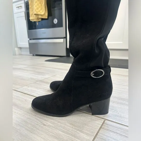 Suede Tall Boots