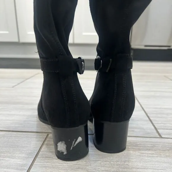 Suede Tall Boots