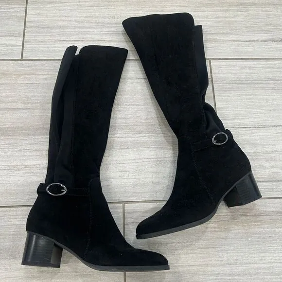 Suede Tall Boots