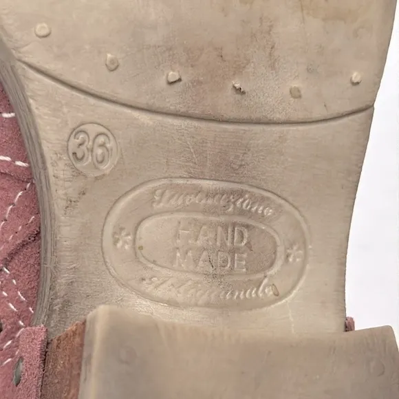 Sundance | Etta Slouchy Cowboy Western Side Zip Suede Boots Pink (EU 36/ US 6.5)