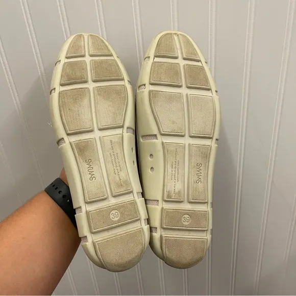 Swims Off White Water Penny Loafer Slip On Shoes Sz 39