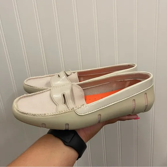 Swims Off White Water Penny Loafer Slip On Shoes Sz 39