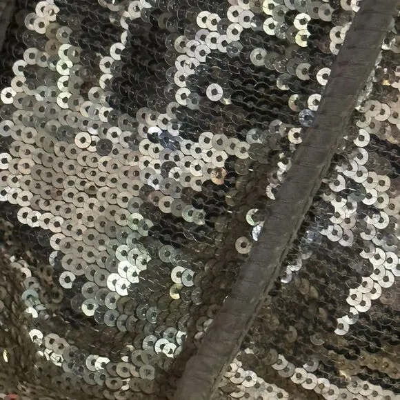 Sz 8 UGG classic short boot- gold sequin bling- EuC