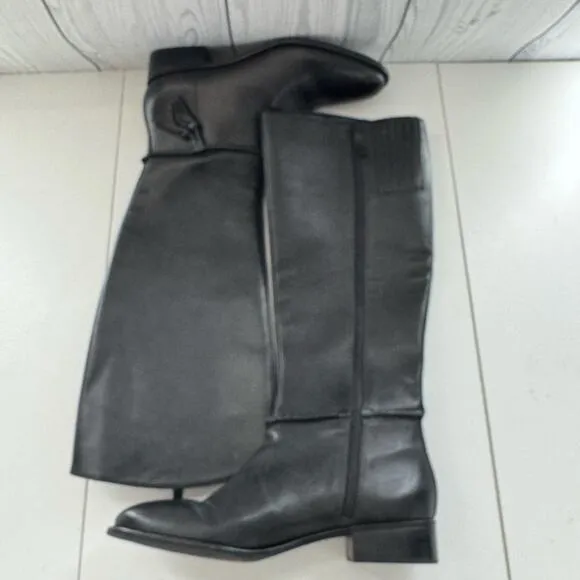 Talbot Boots Black Tish Rope Women’s Size 10M Women’s Tall Boots