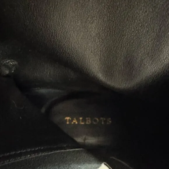 Talbot Boots Black Tish Rope Women’s Size 10M Women’s Tall Boots