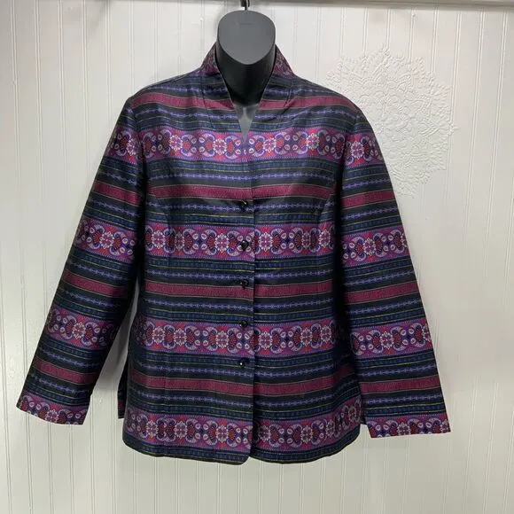 TALBOTS silk kimono jacket