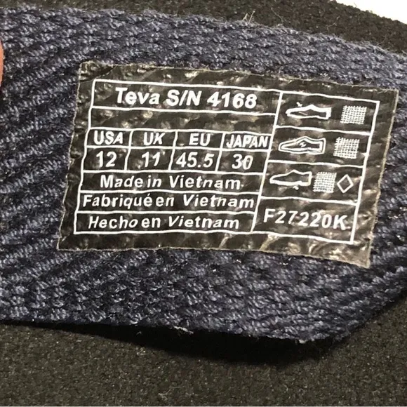 Teva Flip Flop Blue Sandals