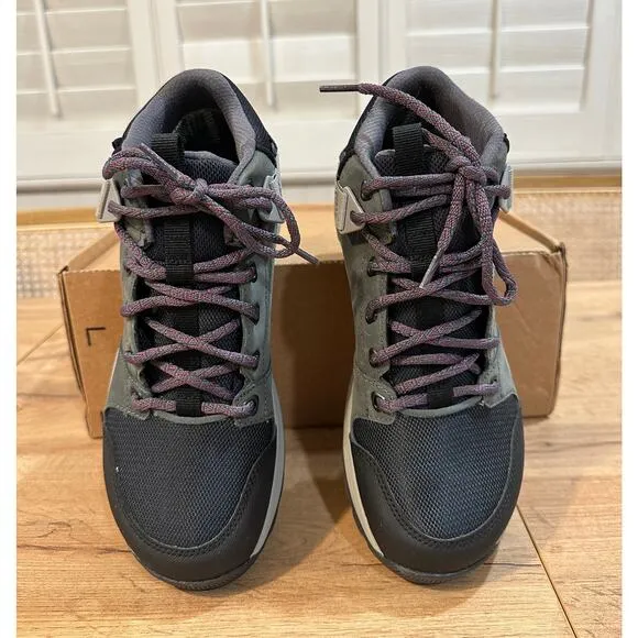 Teva Grandview GTX Sneaker Dark Shadow Size 6.5 NWOB Waterproof Leather Dry Mesh