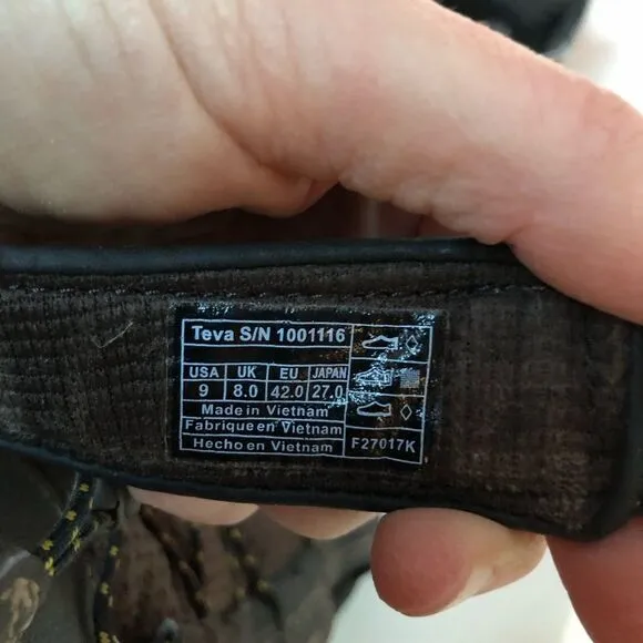 Teva NWOT Men's close toe sandal (9)