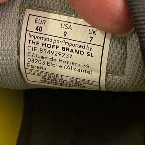 The HOFF Brand Art City Colombo Sneakers Size 9