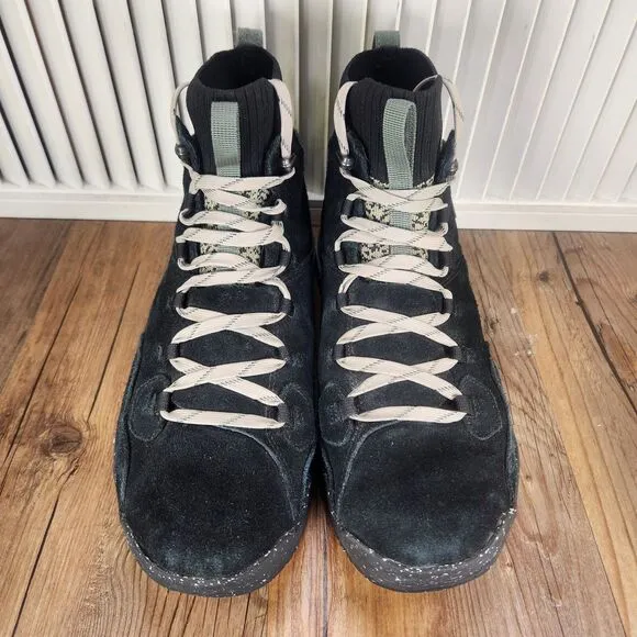 The North Face Back-To-Berkeley III Mens Size 11.5 Black Suede Waterproof Boots