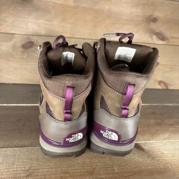 the north face womens size 7.5 shoes brown waterproof insulated boots