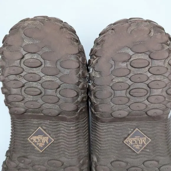 The Original Muck Boot Company Muckster II shoes brown rubber waterproof size 10
