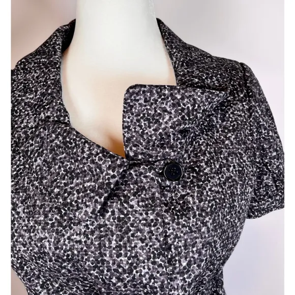 THEORY Womans Blazer Skirt Set NEW Black Purple Grey White Skirt Suit Size 8