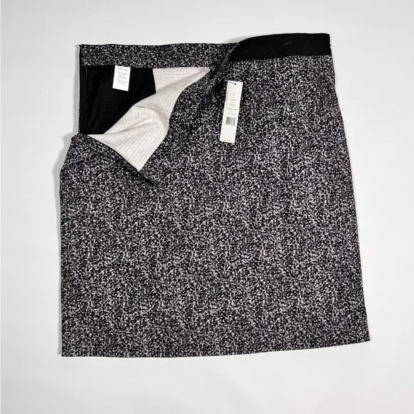 THEORY Womans Blazer Skirt Set NEW Black Purple Grey White Skirt Suit Size 8