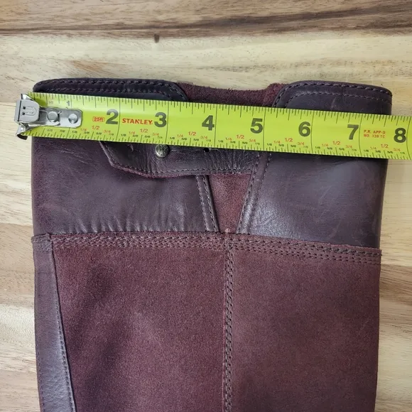 Timberland chocolate earthkeepers bethel buckle tall riding zipper boots