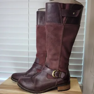 Timberland chocolate earthkeepers bethel buckle tall riding zipper boots