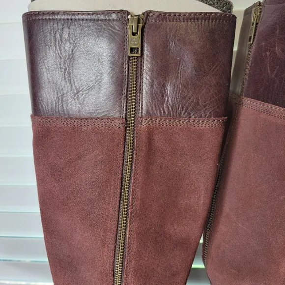 Timberland chocolate earthkeepers bethel buckle tall riding zipper boots