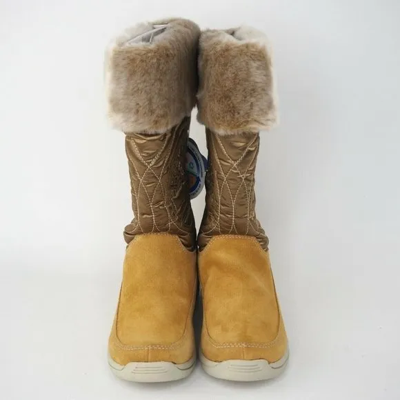 Timberland Holly Berry Tall Wheat Little Kids Boots Winter Leather